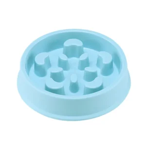 High Quality Plastic Slow Feeder Dog Bowl Non Slip Pet Eating Bowl with Non Slip Bottom for Camping for Cats