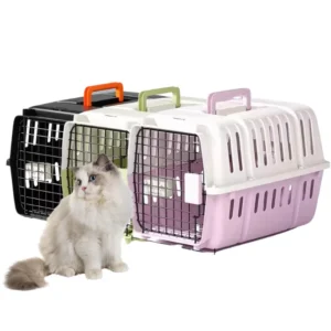 High Quality Portable Airline Crate Easy Install Handle Cat Carrier for Travel for Outings and Consignment Transportation