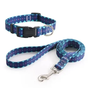 High Quality Printed Pet Necklace Lightweight Cat Necklace Safety Puppy Patterned Adjustable Collars Leashes Dog Collar