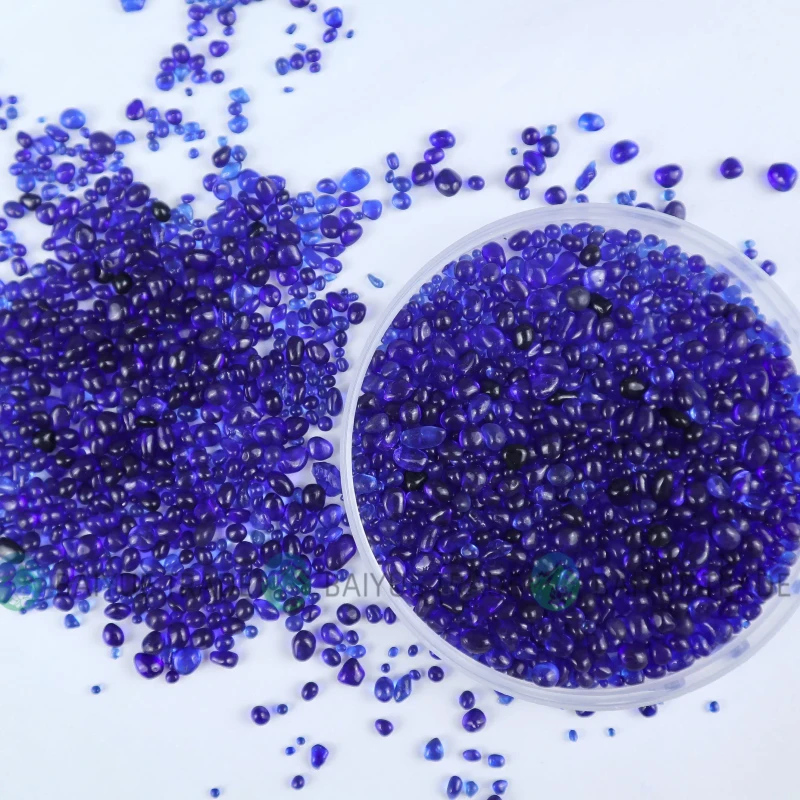 High Quality Recycled Irregular Colored Glass Seed Beads Fish Tank Aquarium Swimming Pool Bedroom Hotel Outdoor Living Room