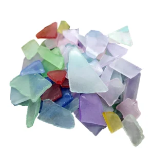 High Quality Sea Glass Fragments Mixed Colors for Beach Theme Crafts Aquarium Decor Home Landscaping Decking