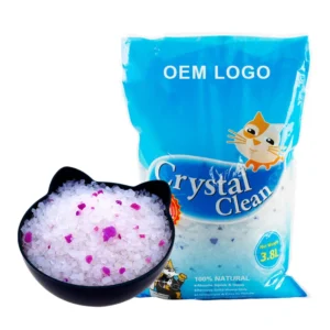 High Quality Silica Cat Litter Healthy Clean Clumping Litter Cats Filler for Cats