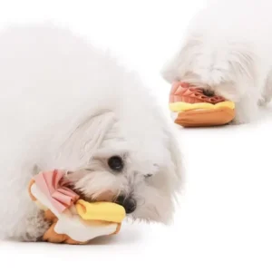 High Quality Soft Plush Pet Accessories Korea’s Cute Squeaking Hidden Food Sniffing Toys for Dogs