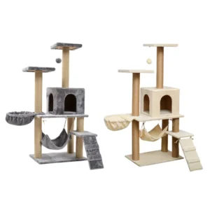 High Quality Wood Large Tower Cat Tree Scratcher Dropshipping Fast Delivery Cat Tree for Large Cats