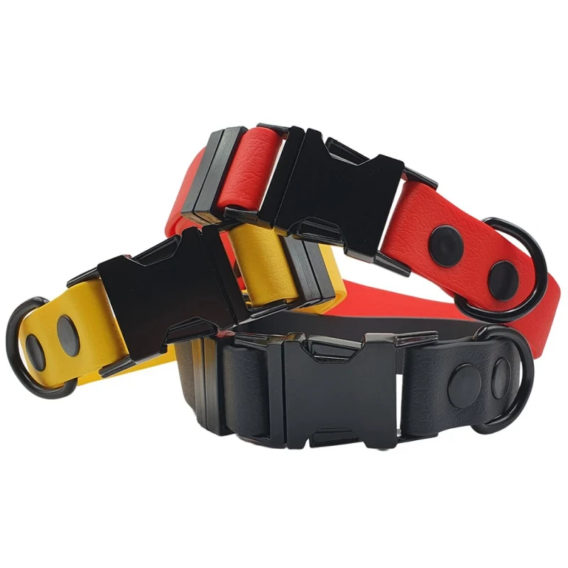 High Strength Multi-Colour Waterproof Pet Supplies and Accessories Mud-Proof Durable Coated PVC Dog Collar