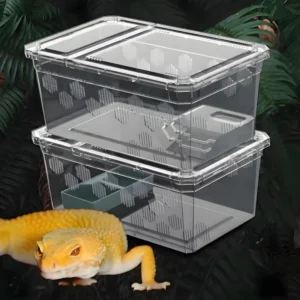 High quality Eco Friendly Reptile Terrarium PP Plastic Hideout Cave for Frog Lizard Spider Hermit Crab All Seasons