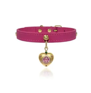 High quality Pet Collar Hardware Leather Pet Collars Leashes DIY Pet Collar Replaceable Pendants DIY Pet Collar Cat Dog Collar