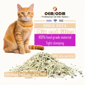 High quality Professional Factory produced cat Litter That Absorbs Quickly and Mixes Well. Biodegradable Mixed cat Litter