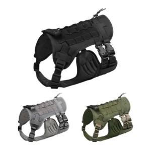 High quality Upgraded Double breasted Dog Harness for Medium and Large Dogs Tactical Harness Training Pet Collar Leash