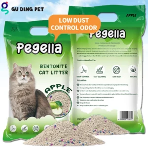 Highly Absorbent Dust Free Cat Litter with Multiple Odors Forms Lumps Within 3 Seconds Bentonite Cat Litter