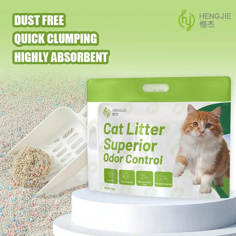 Highly Grade 2 Absorbent Eco Friendly Cassava Cat Litter Strong Clumping and Biodegradable Recycle Cassava Cat Litter