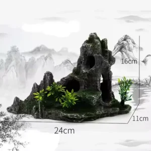 Home Use Modern Lightweight Plastic Resin Artificial Landscape Aquarium Accessories for Fish Tank Decoration