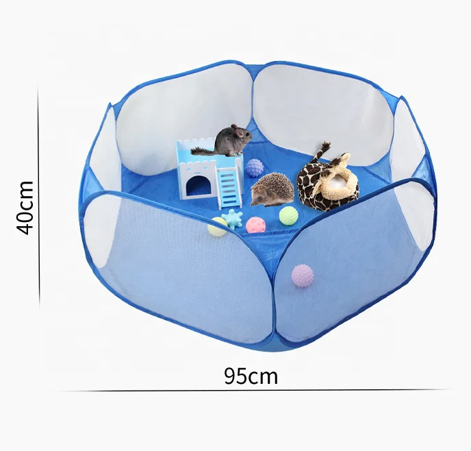 Hot Seal Manufacturers Pet Fence Scratch Resistant Cat Dog Rabbit Cage Modern Nest Delivery Room Foldable PE Hamster