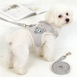 Hot Selling Adjustable Pet Cat Leash Walking Dog Chest Harness Breathable Anti slip Cat Chest Back for Small Dogs