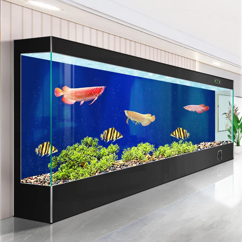 Household New Arowana Fish Tank Aquarium Accessories Living Room Medium Large Ultra white Eco friendly Water free