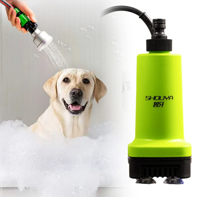 Household Pet Bubble Bath Washing Machine Boost Pressure Shower Sprayer Convenient Bathing for Large Dogs Pet Grooming Cleaning