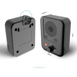 Humane Ultrasonic Bark Control Device 3 Speed Adjustable Anti Barking Tool for All Dog Breeds