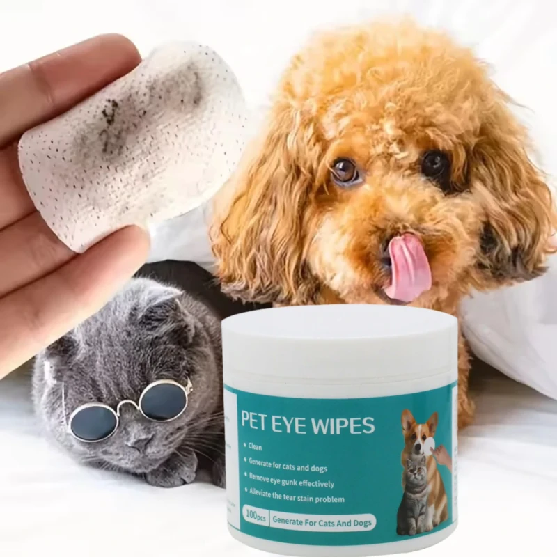Hypoallergenic Soft Non Woven Deep Cleaning Wet Wipes for Pets