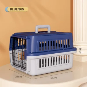 IATA Square Breathable Eco Friendly Washable Fashion Pet Carrier for Cats Dogs Lightweight PP Material Portable Travel Cage