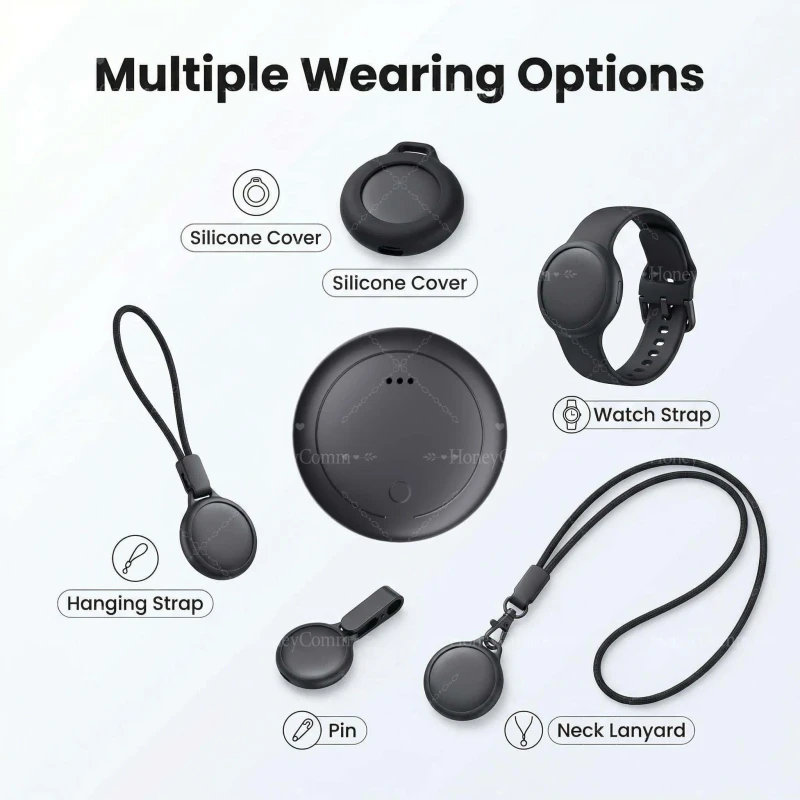 IOS Android Google Find My Device No-fee Anti-Lost Personal Pet Global Positioning Tracking Smallest Air Tag GPS Tracker