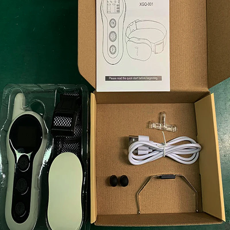 IP67 Waterproof Smart Remote Control Training Collar for Dogs Electric Shock Bark Training