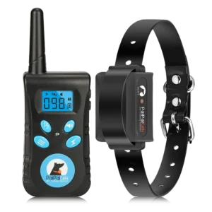 IPX7 Waterproof Shock Collar with Remote Range 1300ft Dog Training Collar for Small Medium Large Dogs