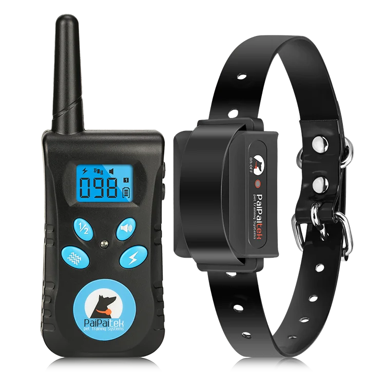 IPX7 Waterproof Shock Collar with Remote Range 1300ft Dog Training Collar for Small Medium Large Dogs