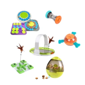 Imilive Interactive Sport Pet Toy Indoor Feeding Treat Dispenser for Dogs & Cats Eco Friendly Plastic Puzzle Toy