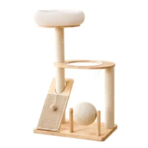 Indoor Cat Tree with Integrated Cat Tree for Cats Pet Space Capsule Made in China Grab Column
