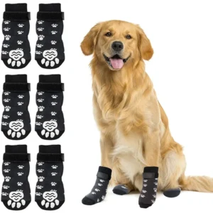 Indoor Hardwood Floors Wear Pet Claw Protection Anti Slip Dog Garters Traction Control Pet Shoes & Socks