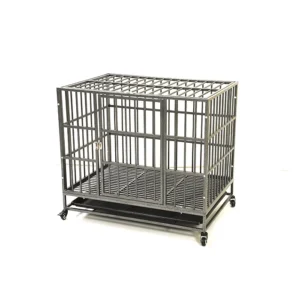 Indoor Large with Wheels Heavy Duty Iron Cage Can Be Use for Puppy Pet Kennel Dog Stackable Pet Crate Villa Dog Cage