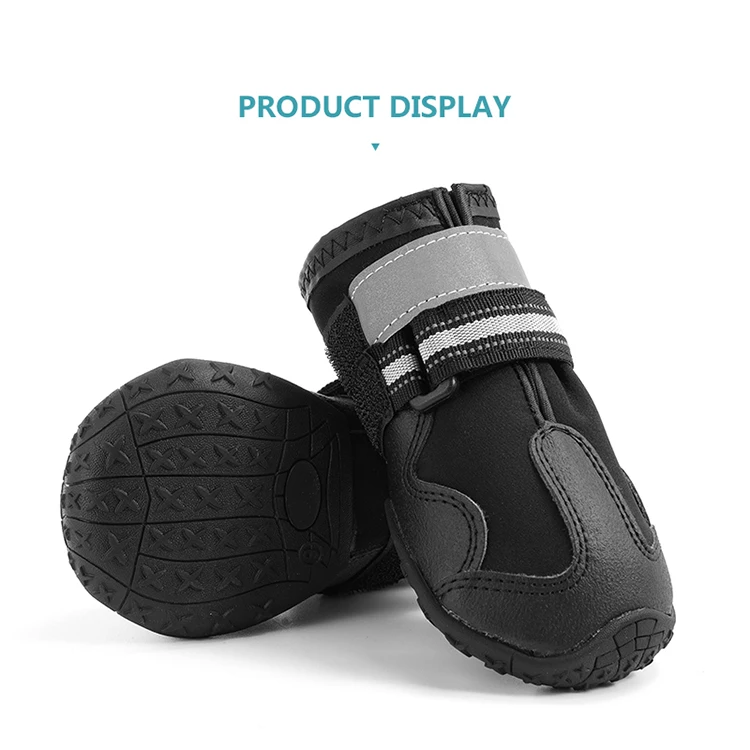 Indoor Nonslip Dog Socks Comfortable Polyester Paw Protection Shoes with Excellent Floor Grip