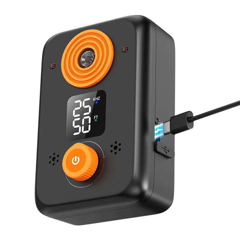 Indoor Outdoor Wireless Ultrasonic Bark Control Device with Automatic Barking Detection No Harm to Pets