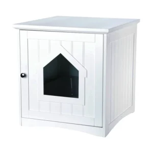 Indoor Wooden Cat Cabinet Comfortable Breathable Sturdy Pet Dog House Kennel