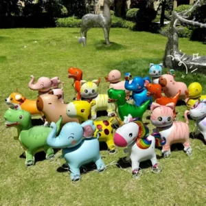 Inflatable Walking Animal Balloon with Wheels