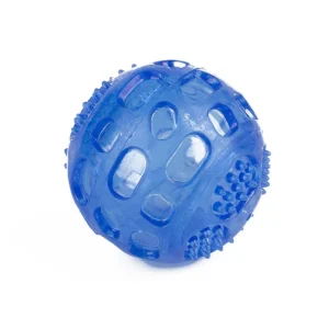 Injection Squeak Flute Type Crystalline Squeaky Fetch Hollow Ball Soft Rubber Dog Toy
