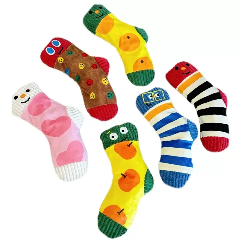 Ins Korean Pet Food Hiding Toy Dog & Cat Interactive Squeaky Relief Scented Socks