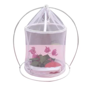 Insect Invertebrate Small Animal Supplies Eco Friendly Nylon Zipper Closure Habitat Cage Caterpillar Enclosure