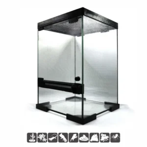 Integrated Glass Insect Reptile Habitat Easy to Clean Reptile Feeding and Breeding Box with Multiple Sizes