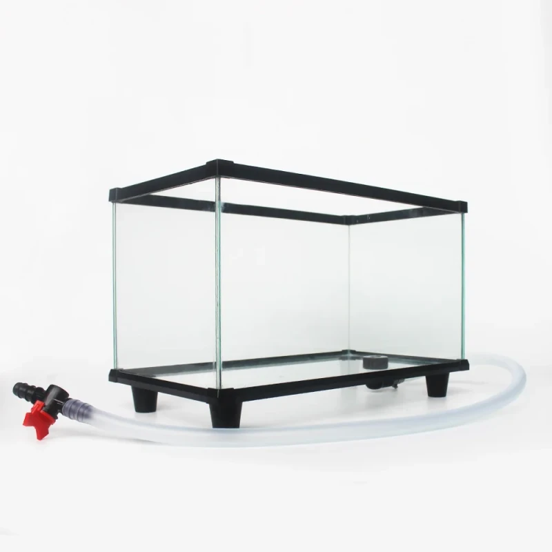 Integrated Plastic Frame Glass Fish Aquarium tank for Turtle Terrapin Tortoise NX 23