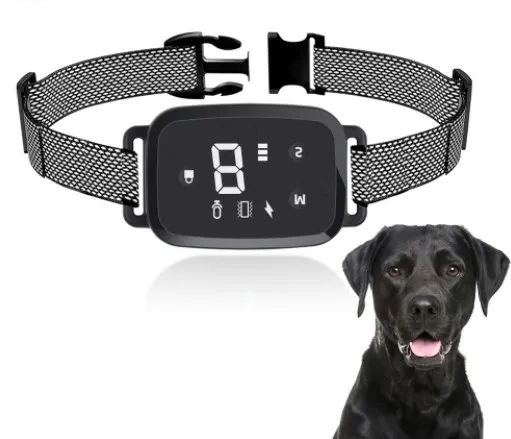 Intelligence Anti-bark Dog Collar No Remote Smart Automatic Control Ultrasonic Shock Vibration Sound Dog Training Collar