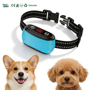 Intelligent Anti Bark Collar Vibration Safety Protection Fixed Cycle Bark Control Collar with Battery