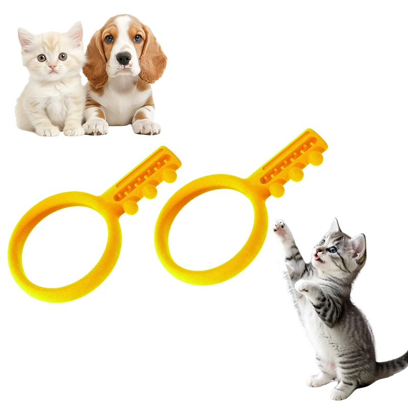 Interactive Dog Chew Toys for Teething Puppies Leak Food Durable Rubber Toys for Aggressive Chewers