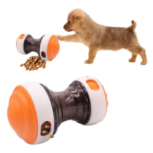 Interactive Dog Feeder Toy Slow Rotating Plastic Pet Chew Toy Cross Border Pet Supplies