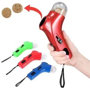 Interactive Dog Treat Launcher Pet Snack Shooter Feeder Dog Training Feeder Dispenser Toy
