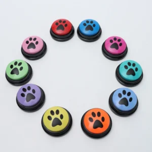 Interactive Easy to Use Recordable Pet Communication Voice Speaking Recording Message Training Tool Button for Pets