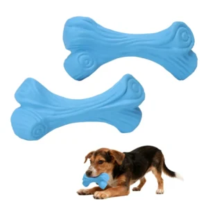 Interactive Eco-Friendly Natural Rubber Durable Cartoon Modern Chew Bone Toy for Dogs Outdoor Squeaky Pet Toy