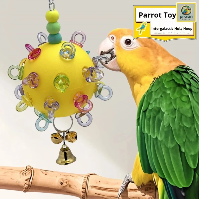 Interactive Eco friendly Plastic Pet Bird Toy Boredom Relief Self Entertainment Chewing Venting Budgerigar Cockatiel Small Sun