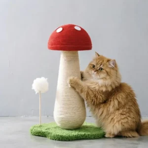 Interactive Pet Toy Vertical Cat Scratcher Wear Resistant All in One Climbing Post