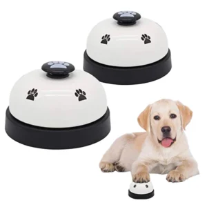 Interactive Pet Training Tool Dog Click Bell for Potty Training and Meal Calling Easy Press Paw Design for Puppies and Small Dogs